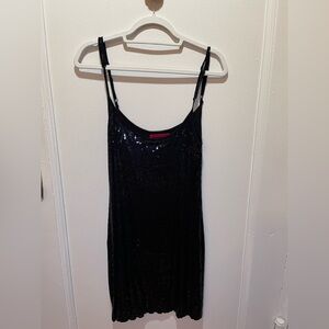 Velvet™ Black Women's Black sequin dress - new holiday dress